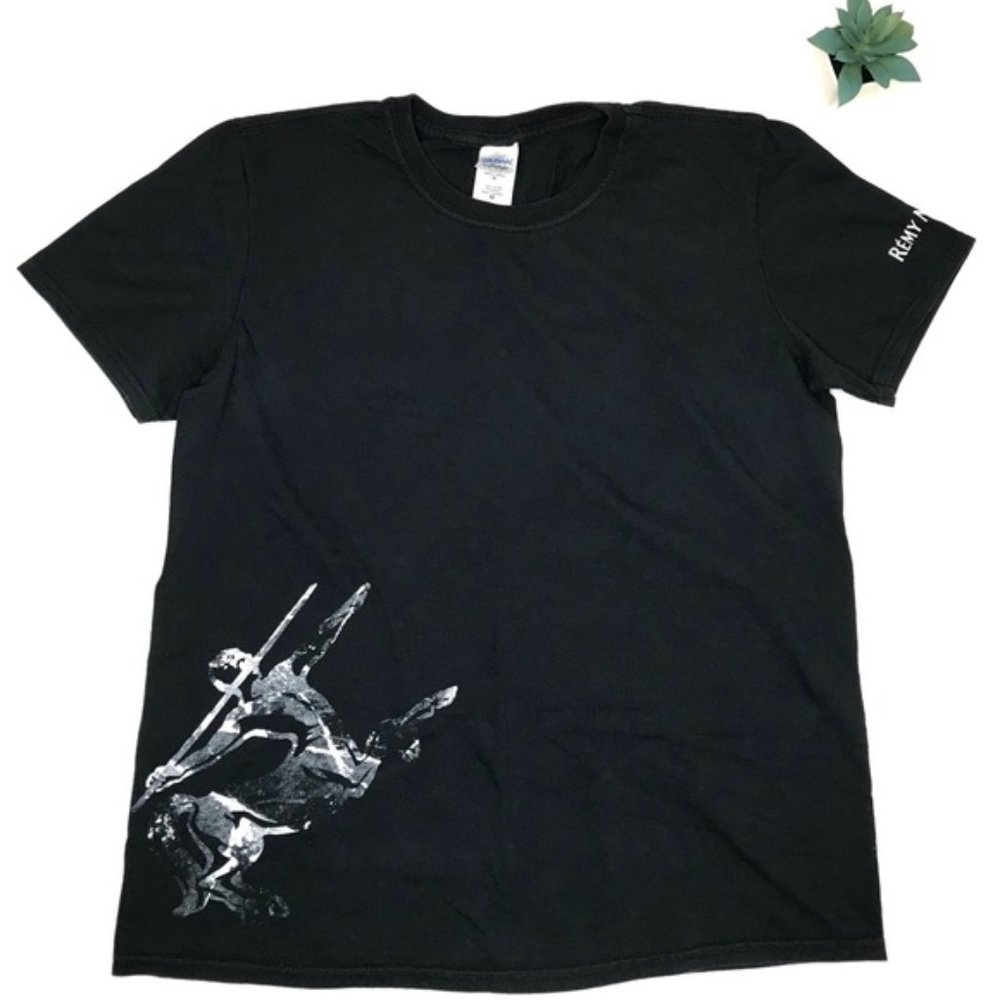 REMY MARTIN Cognac Liquor Men’s Black T-Shirt Size M